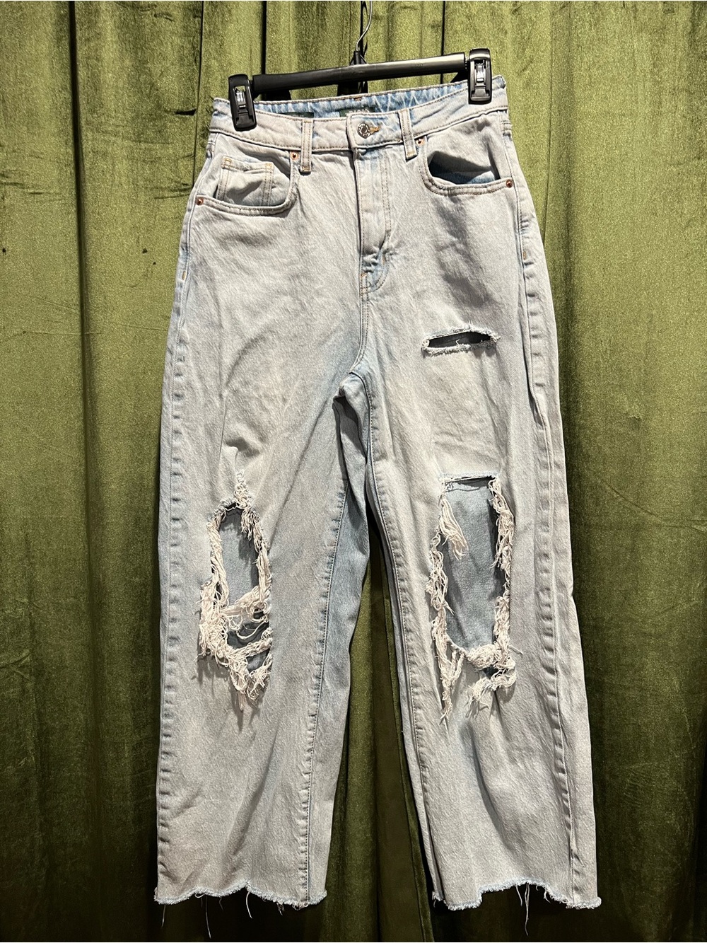 Wild fable Light Blue Distressed Boyfriend Jeans